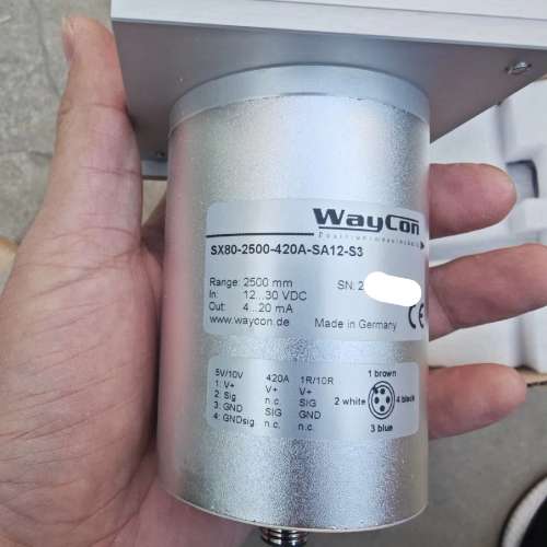 {议价}德国waycon拉绳位移传感器SX80-2500-420A-