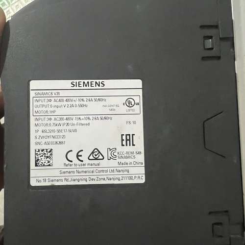 {议价}变频器  V20 0.75kw，成色好，就一个