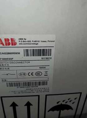 {议价}ABB隔离开关OT1000E03P 1SCA022860R5