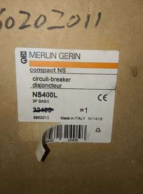 {议价}梅兰塑壳断路器NS400L 3P 32465