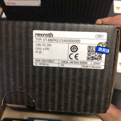 {议价}力士乐放大器R901439037 VT-MSPA2-21/A