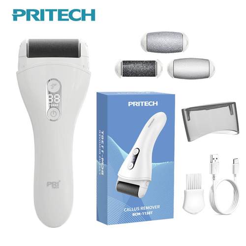 匹奇新款电动磨脚器数显款去死皮老茧修脚器美足磨皮修足机现货