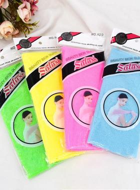 日本SALUX按摩巾 洗澡搓背沐浴起泡润肤巾 澡巾