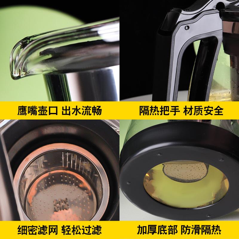 444Z泡茶壶大容量2000ml耐热凉水壶带过滤套装红茶单壶冲茶器