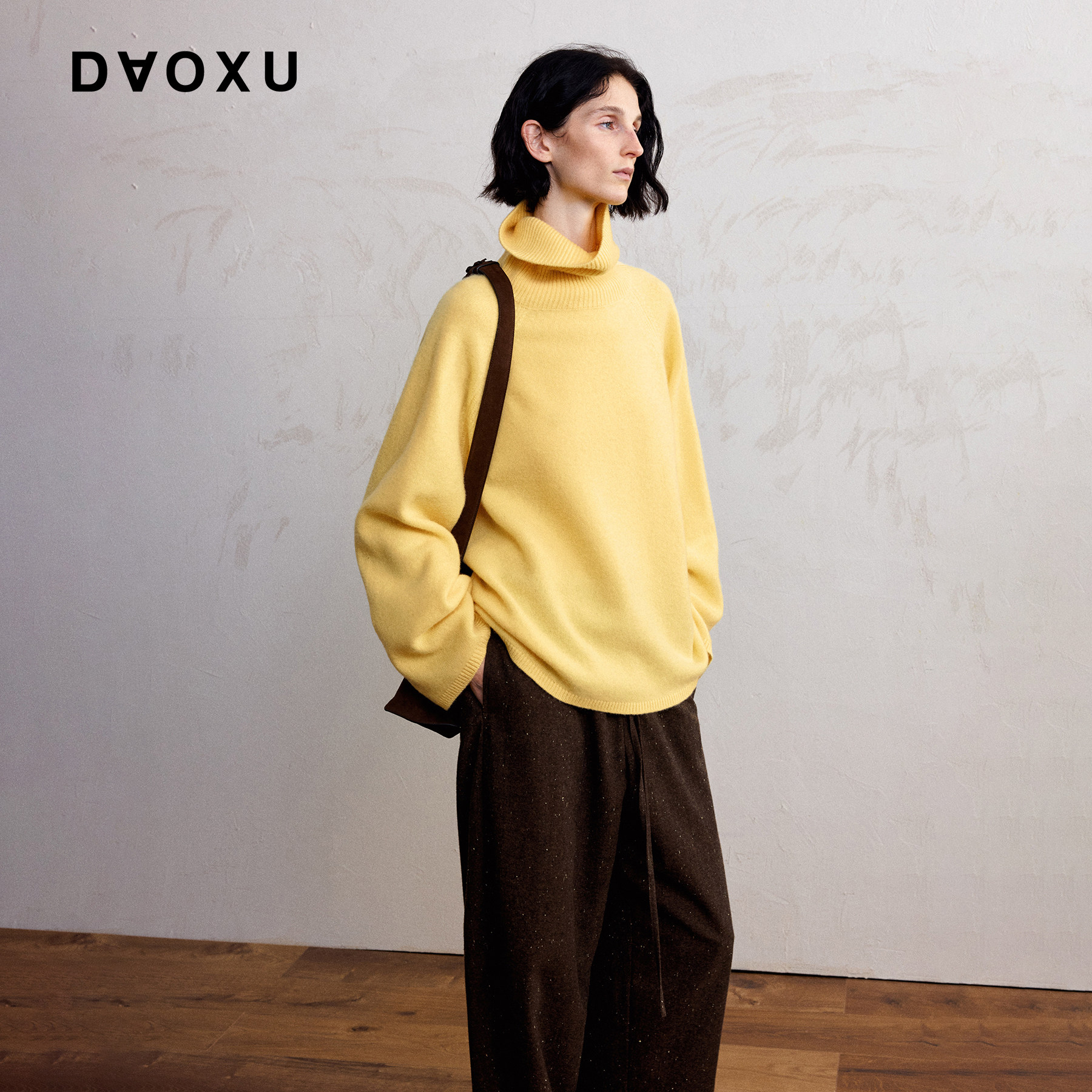 DAOXU倒序 羊毛堆堆高领套头打底毛衣 软糯舒适松弛感针织上衣,女装/女士精品,毛衣,淘宝优惠券,粉丝福利购,淘宝优惠卷