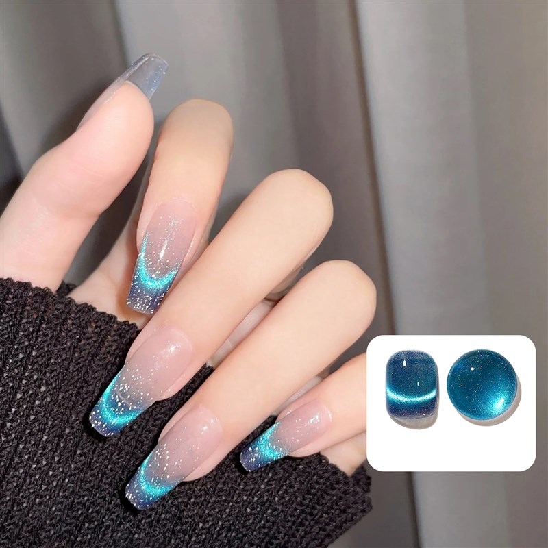 8Ml Cat Eye Gel Magnetik Pemoles Kuku Magnet Laser Rendaman