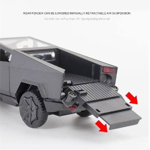 极速New 1/32 Tesla Cybertruck Pickup Alloy Car Model Diecast
