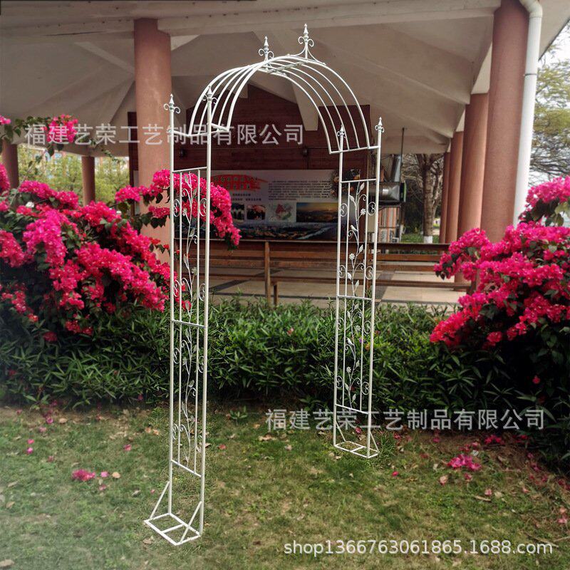 极速拱门花架子园艺爬藤架藤本月季花铁线莲攀爬装饰欧式花园组装