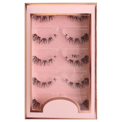 Reusable Beauty Makeup False Eyelashes Cilia Wispy Lashes