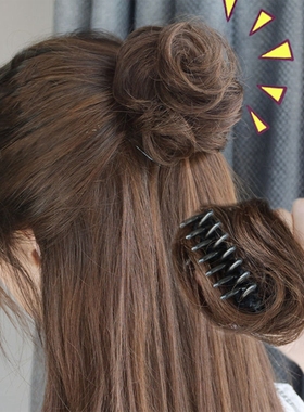 Synthetic Claw Clip Chignon Hair Extention Hair Bun