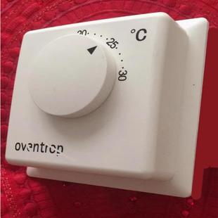 水采暖地暖房间温控器TH2107B机械式面板开关室内控制器 OVENTROP