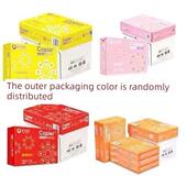 亚太森博橙粉拷贝可乐70克A4打印覆印纸8K A5办公72克 16K