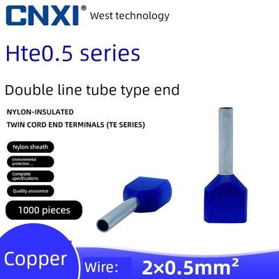 Sk华西科技Cnxi双线管预绝缘端子Hte0508 Hte0510 Hte0512