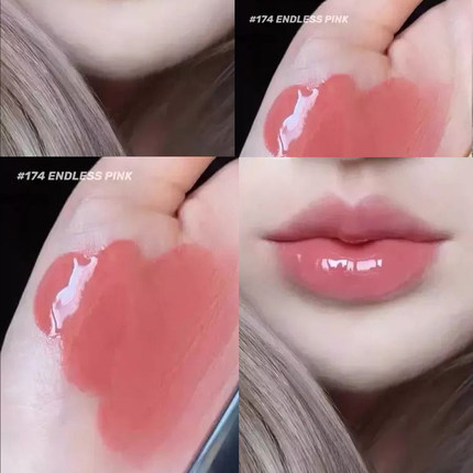 大牌正品双头唇釉不沾杯182#174#176双效持色唇蜜口红154礼盒装