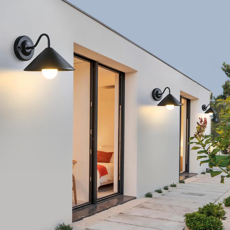 led户外壁灯防水防潮室外墙壁灯庭院过道楼梯厕所浴室超亮阳台灯