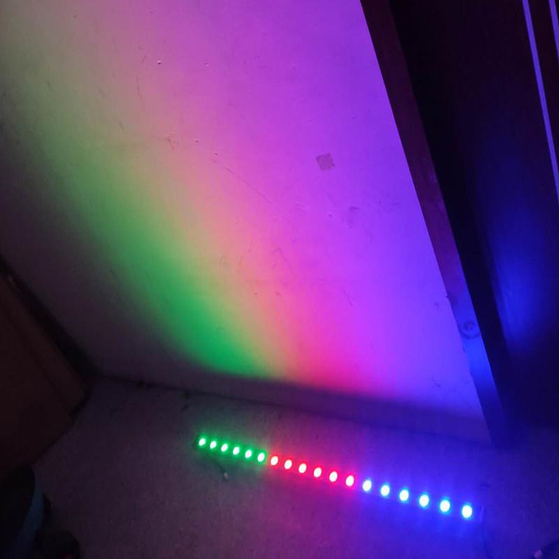 室内户外DMX512防水led酒店楼宇亮化七彩rgb18W洗墙灯