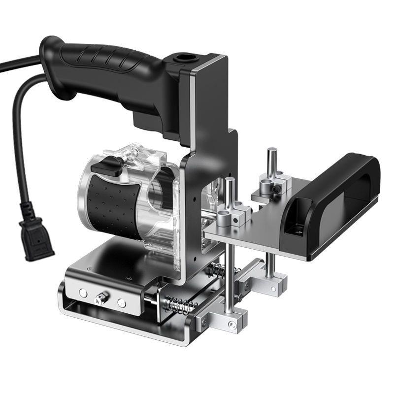 二合一连接件开槽器开槽模具隐形扣件修边机开槽神器手提木工工具