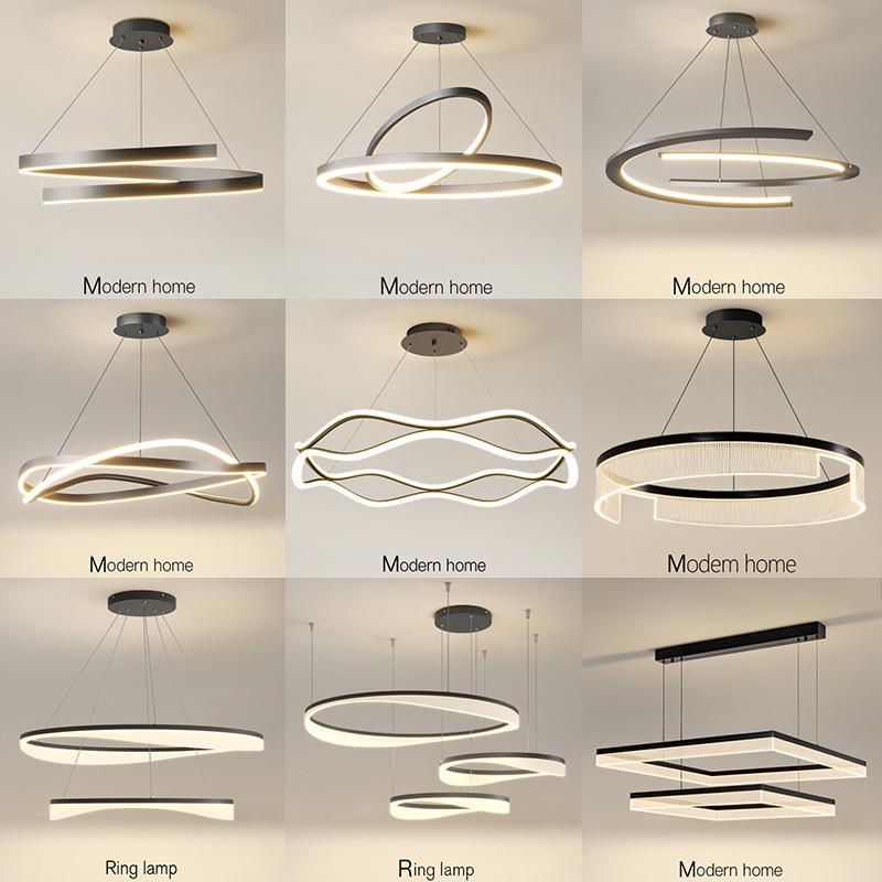 客厅吊灯轻奢北欧网红灯具现代简约大气主灯极简风套餐2025年新款