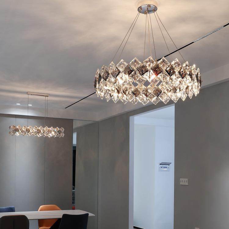北欧轻奢水晶吊灯客厅高级感大厅灯餐厅长吊灯全屋组合中山家装灯,标准件/零部件/工业耗材,车间地垫,淘宝优惠券,粉丝福利购,淘宝优惠卷