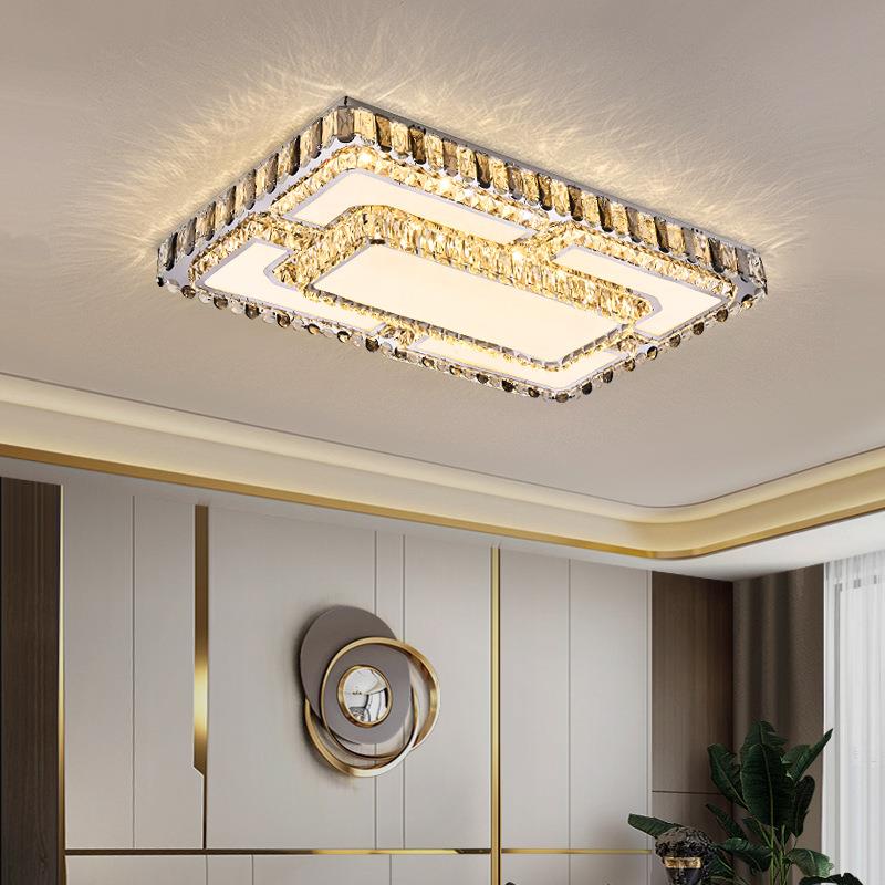 轻奢水晶吸顶灯客厅主灯大厅现代简约2025新款法式轻奢餐厅卧室灯