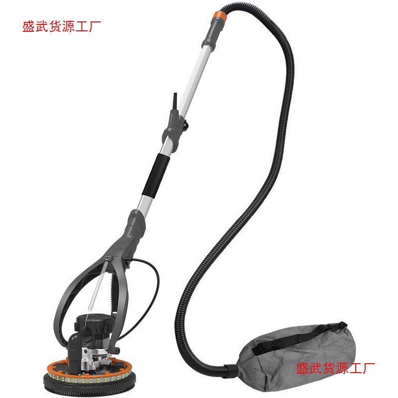 墙面无刷打磨机超轻砂纸机腻子无尘自吸砂光机磨墙机壁抛光垒德株