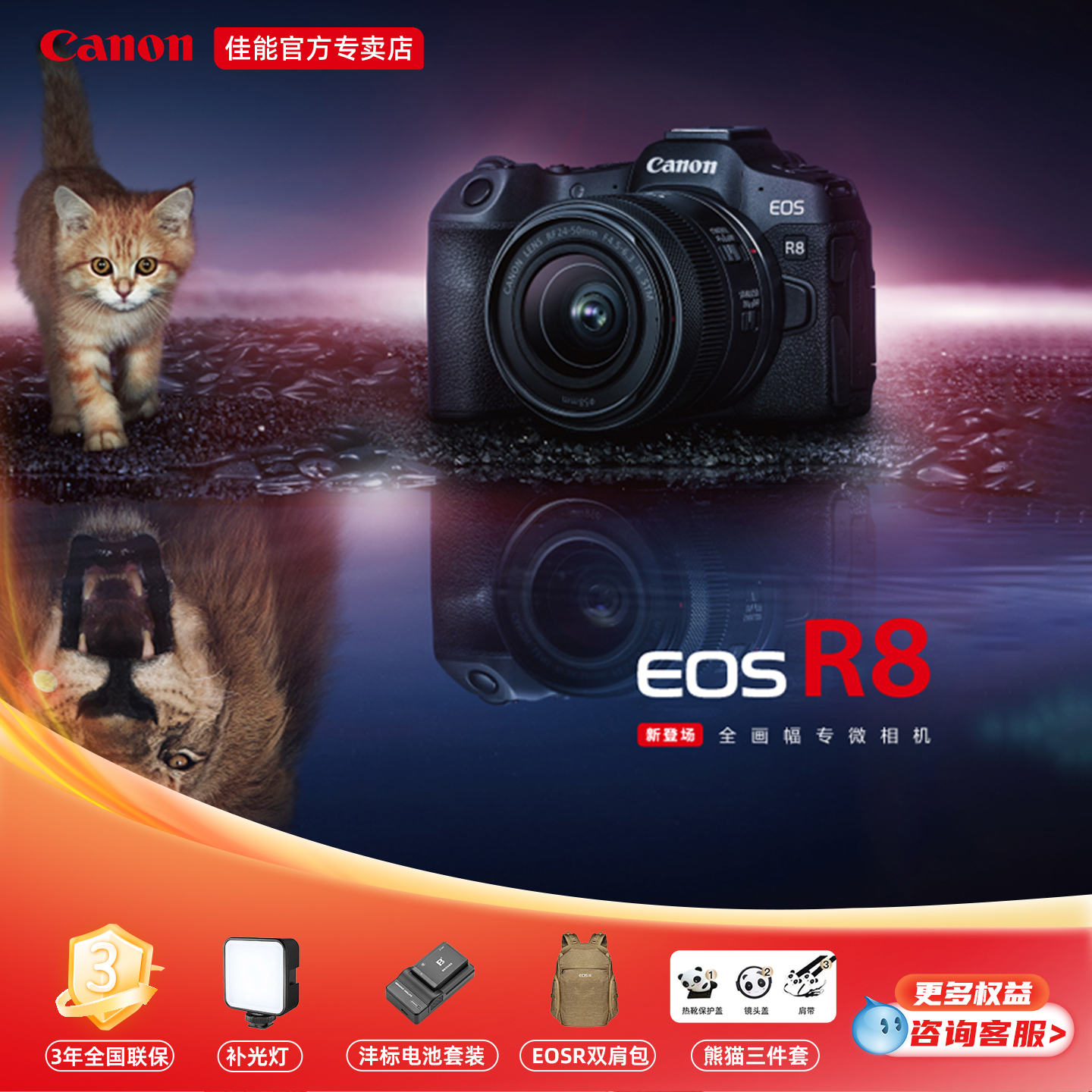 Canon/佳能R8微单数码相机