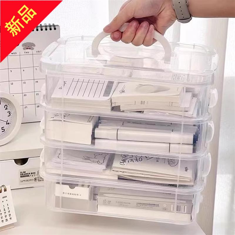 积木收纳盒工具分类盒子装玩具积木小颗粒零件分格抽屉储物整理箱