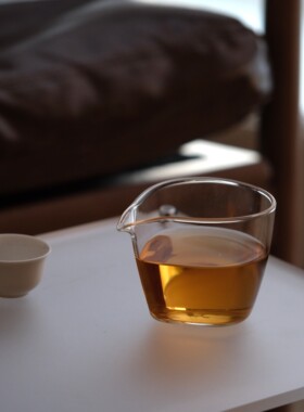 安藤雅信耐高温加厚手工玻璃公道杯茶海片口日本代工厂茶具分茶器