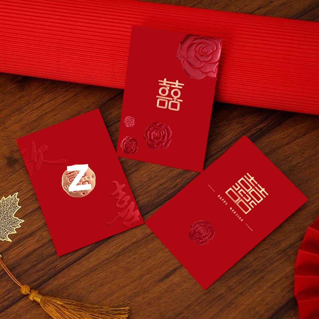 堵门浮雕创意接亲红包喜字新款结婚婚礼随份子个性利是厂家