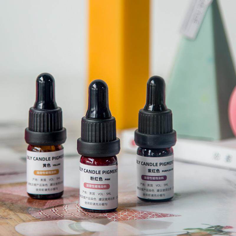 新蜡烛进口颜料液体色素diy大豆蜡上色DIY手作染料5ML装