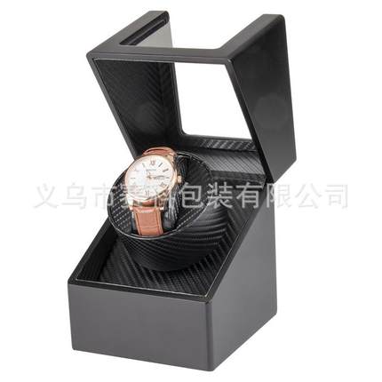 现货烤漆单表位迷你自动上链摇表器机械手表电动上链转表器盒