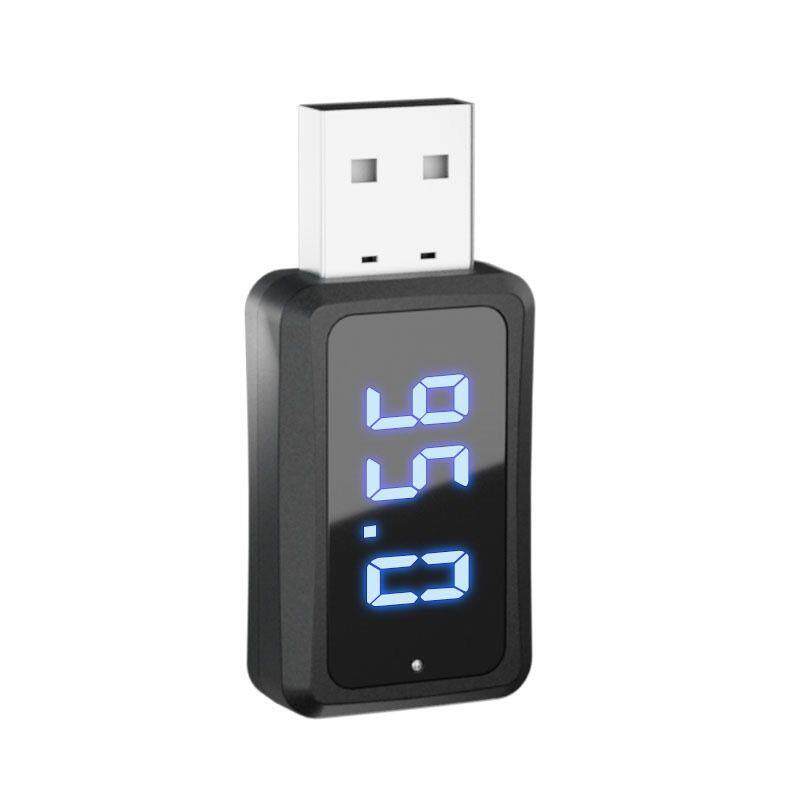 新款二合一车载蓝牙5.3接收器FM发射器音频适配器USB无线蓝牙接收