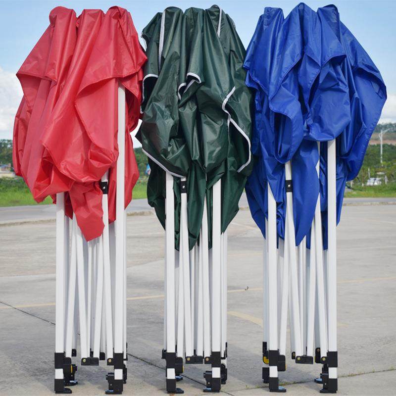 四角防雨帐篷四脚雨棚户外广告展览摆摊用遮阳棚遮雨伸缩式折叠篷