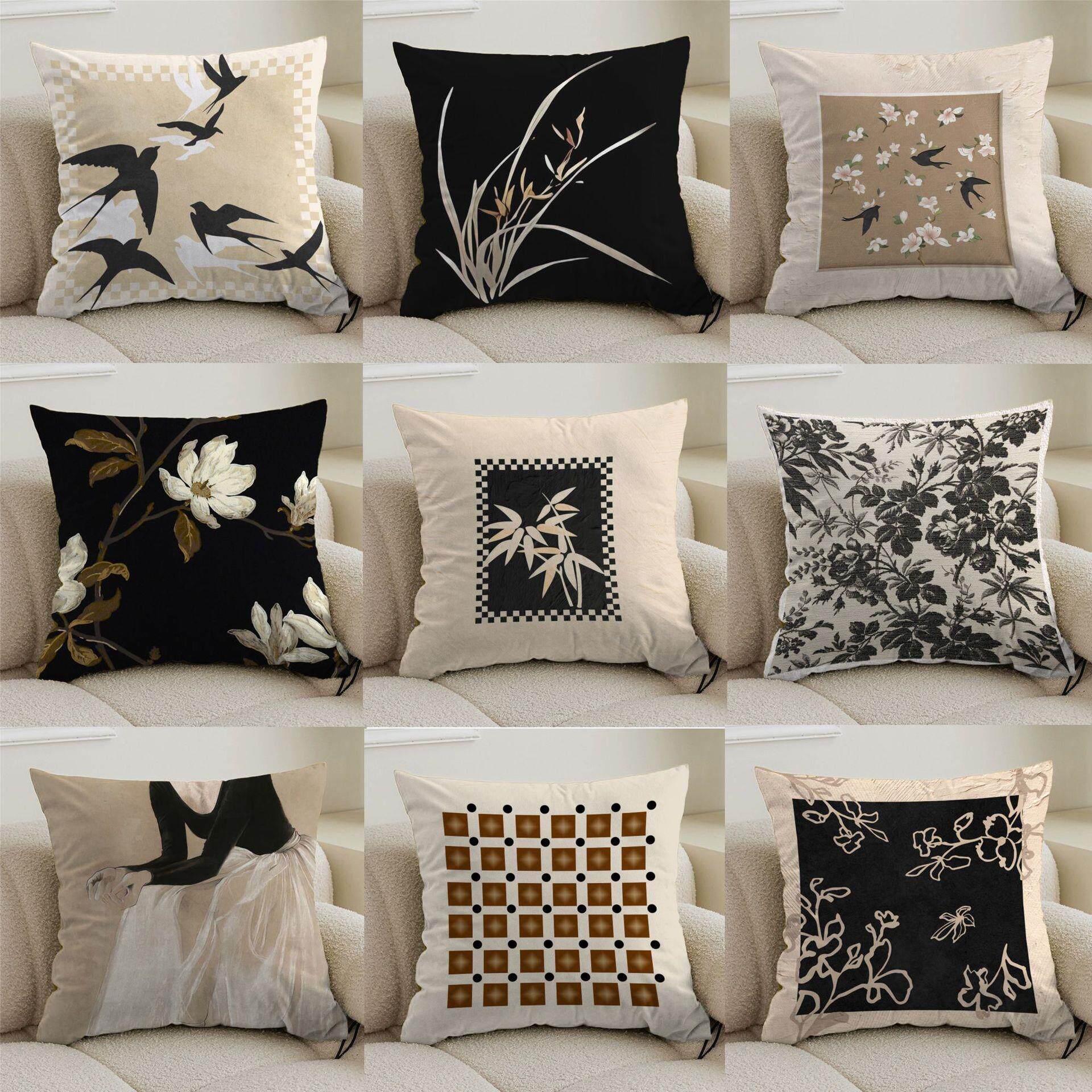 法式奶油系列抱枕套客厅沙发轻奢靠垫卧室床头靠枕靠家居腰枕