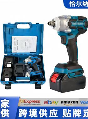 牧田款无刷锂电冲击扳手DTW285/300/004款架子工电动扳手套装