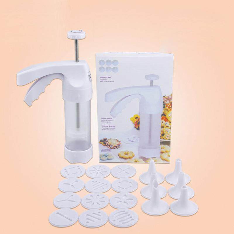 裱花器烘焙工具12片花家用饼干机曲奇奶油裱花枪爱满屋烘焙用具