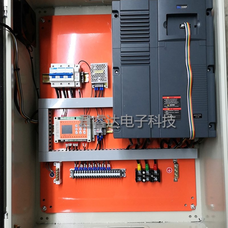 新品调速控制箱变频通风机电机水泵B恒压供水控制柜变频器配电箱