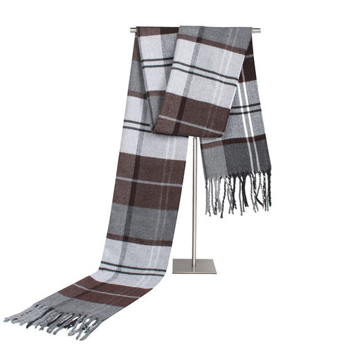 190*30cm classic plaid mens scarf business warm winter pash