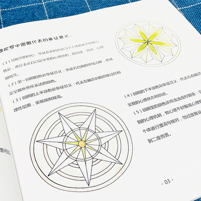 新品情绪曼陀罗心理绘画疗愈成人减压疗法儿童成人解压涂色本涂鸦