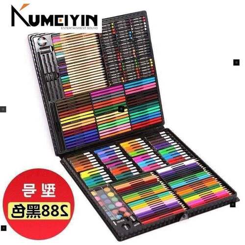 好货Box pink pencil set watercolor pen art supplies painting
