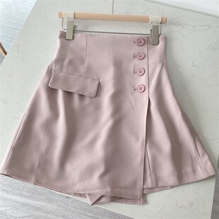 Kuzuwata New Arrival Japanese Mujer Faldas Summer Slit Denim