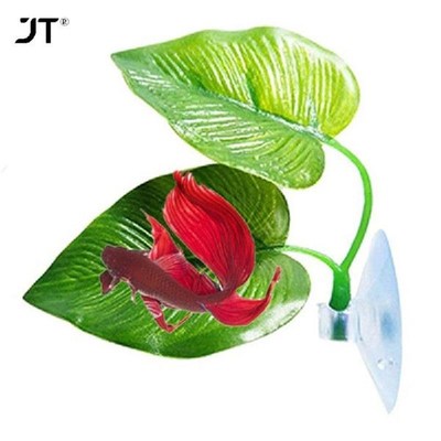 极速Betta Fish Aquarium Leaf Plants Decoration Spawning