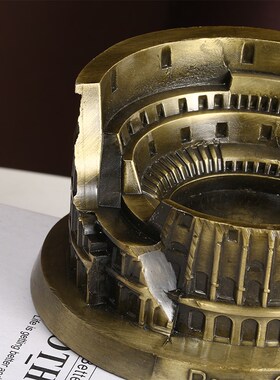 好货金属斗兽场欧洲仿古建筑模型摆件成品天坛摆件古罗马客厅房间