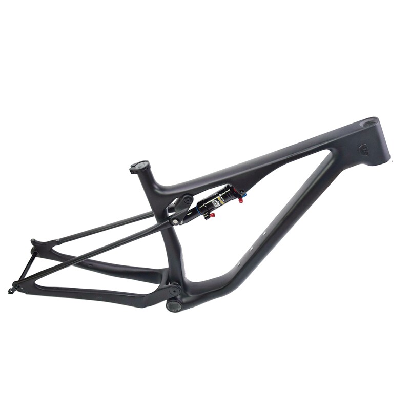 新品碳纤维车架山地车自行车软尾避震筒轴29ER越野速降27.5ER