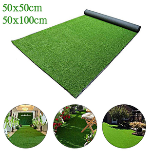 极速50 Moss Garden Fake Faux Mat Lawn Artificial 100cm Grass