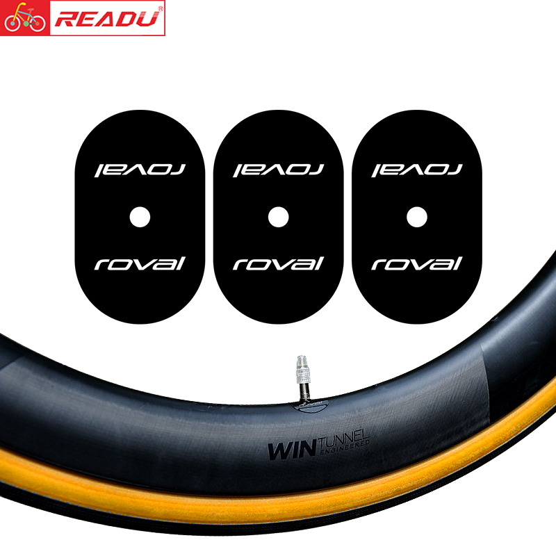 新款2021roval气嘴贴自行车公路车装饰单车贴纸碳圈气门贴防刮蹭
