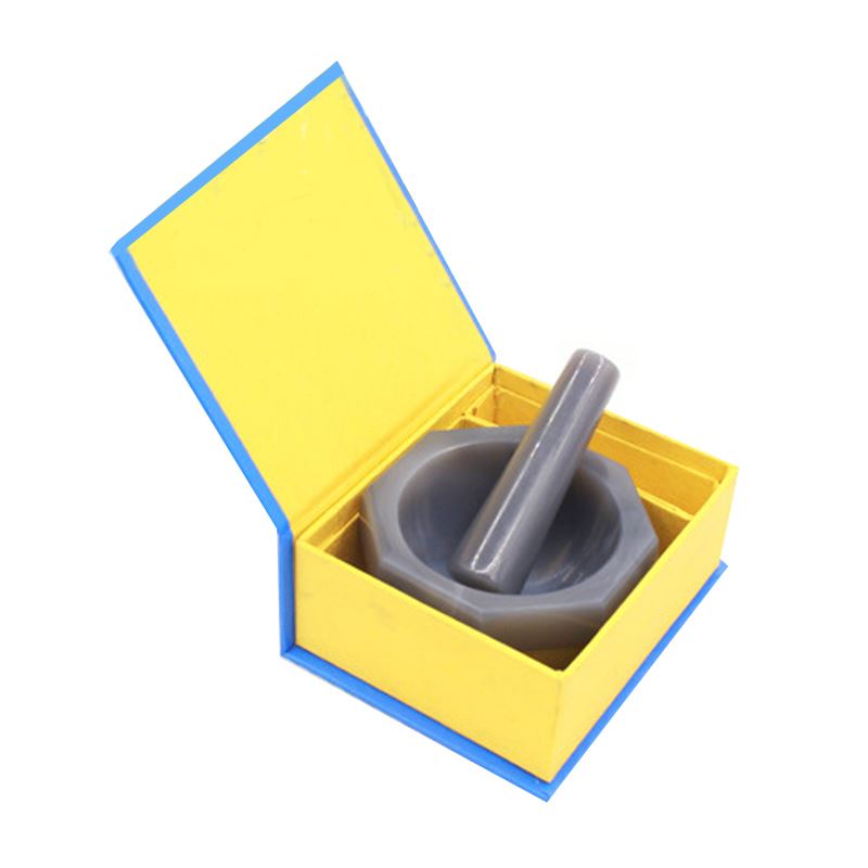 。玛瑙研钵 含研磨棒乳钵 优质40-320mm玛瑙制作固体磨粉实验室研