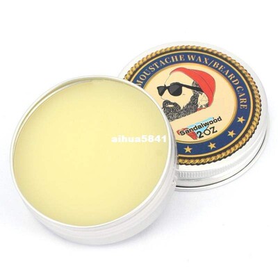 极速Natural Beard Oil Balm Moustache Wax for styling Beeswax