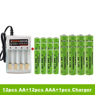 AA+AAA alkaline rechargeable battery, 1.5V, 3000mAh, suitabl
