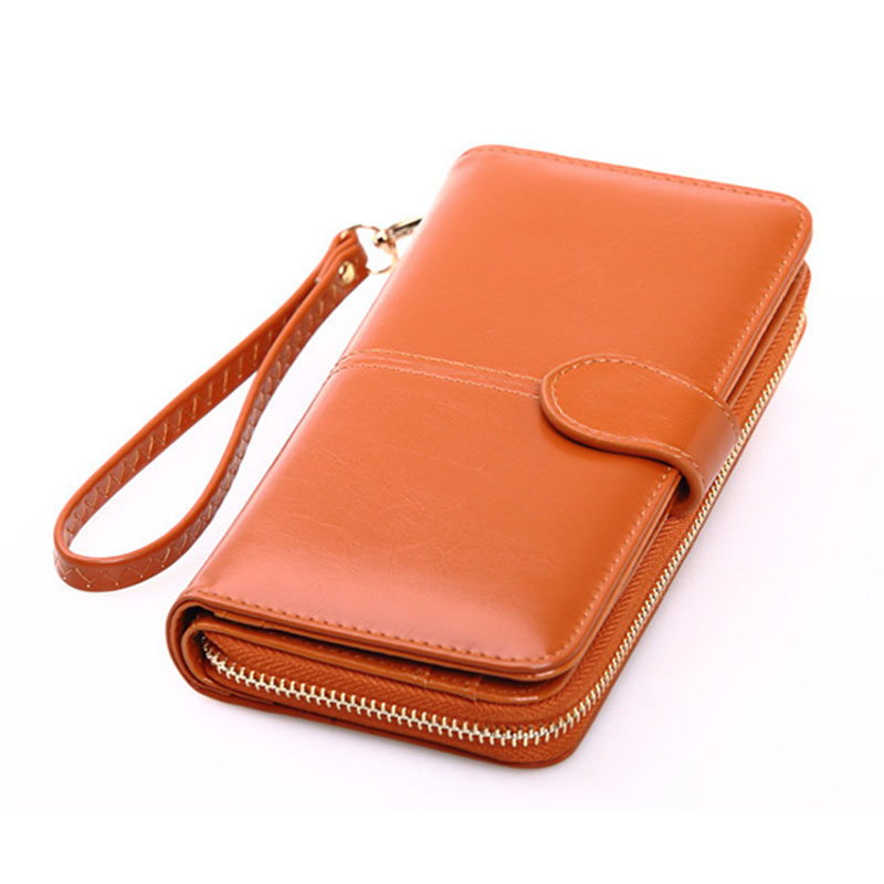 Pu Leather Women Wallets Women Purses Fashion Long Zipper Wo